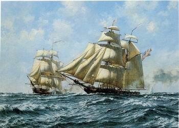 unknow artist Seascape, boats, ships and warships. 113 Germany oil painting art